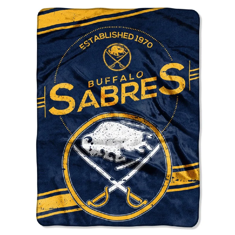 Mohair blankets with a unique sheen and softnessMohair blankets with a unique sheen and softnessNHL 801 Sabres Stamp Raschel Throw
