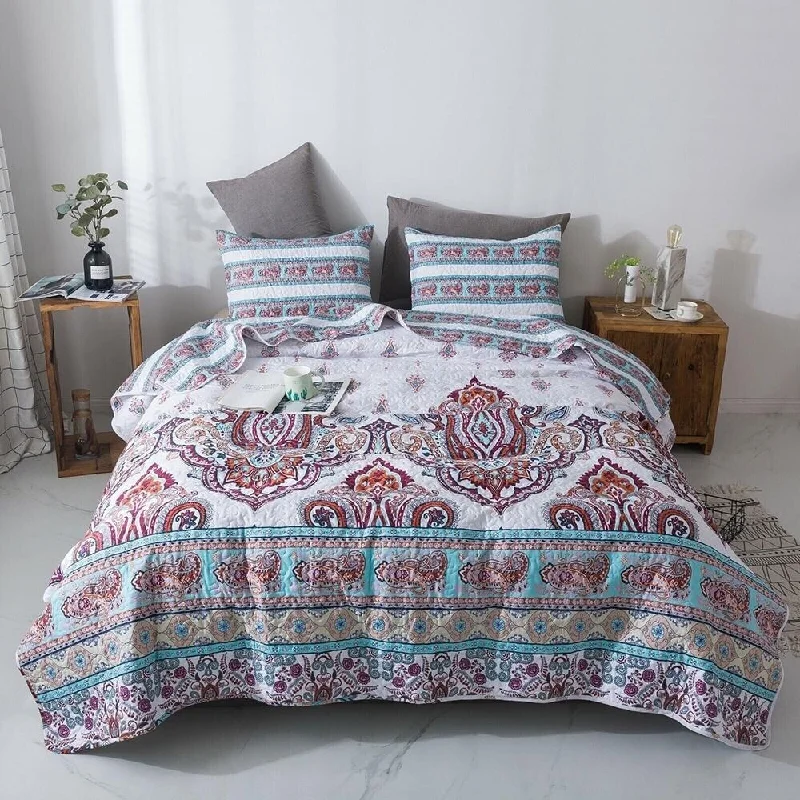 Silk blankets with a smooth and elegant touchSilk blankets with a smooth and elegant touchCal King Bohemian Elegant Colorful Floral Paisley Bedspread Set White Silk blankets with a smooth and elegant touchSilk blankets with a smooth and elegant touchCal King Bohemian Elegant Colorful Floral Paisley Bedspread Set White