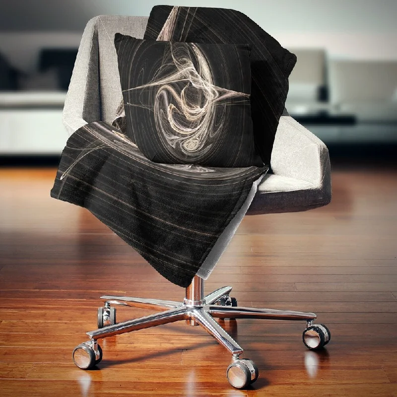 Acrylic blankets for a soft and affordable alternativeAcrylic blankets for a soft and affordable alternativeDesignart 'White Abstract Fractal Design in Black' Abstract Throw Blanket