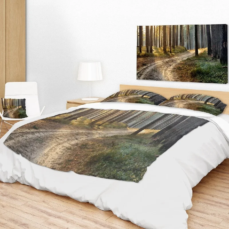 Cashmere blankets for ultimate softness and luxuryCashmere blankets for ultimate softness and luxuryDesignart 'Road in Thick Morning Forest' Landscape Photo Throw Blanket