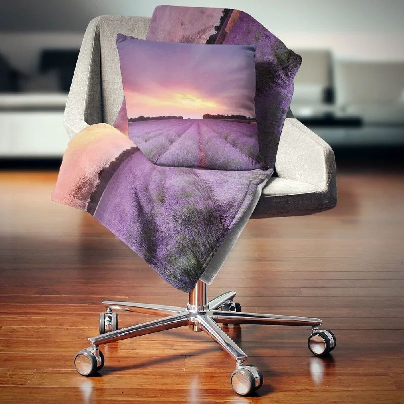Alpaca wool blankets for a hypoallergenic and warm optionAlpaca wool blankets for a hypoallergenic and warm optionDesignart 'Beautiful Sunset over Lavender Rows' Landscape Fleece Throw Blanket Alpaca wool blankets for a hypoallergenic and warm optionAlpaca wool blankets for a hypoallergenic and warm optionDesignart 'Beautiful Sunset over Lavender Rows' Landscape Fleece Throw Blanket