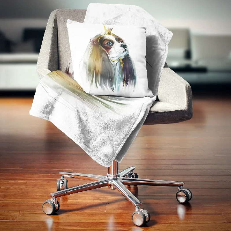 Microfiber blankets that are durable and easy to care forMicrofiber blankets that are durable and easy to care forDesignart 'Cute Little Dog in Crown' Animal Throw Blanket Microfiber blankets that are durable and easy to care forMicrofiber blankets that are durable and easy to care forDesignart 'Cute Little Dog in Crown' Animal Throw Blanket