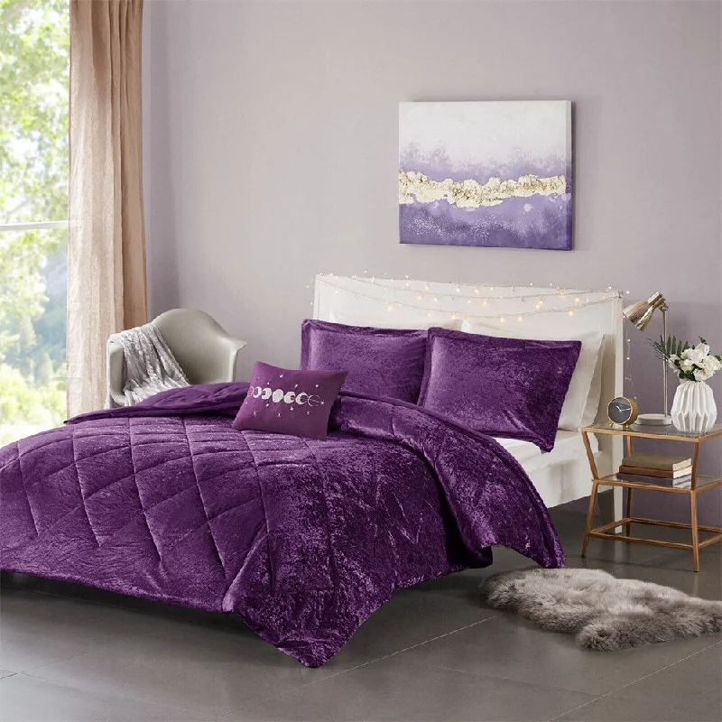 Linen blankets with a rustic and textured lookLinen blankets with a rustic and textured look4pc Twin/ Twin XL Luxurious Crushed Velvet Comforter Set Purple Linen blankets with a rustic and textured lookLinen blankets with a rustic and textured look4pc Twin/ Twin XL Luxurious Crushed Velvet Comforter Set Purple