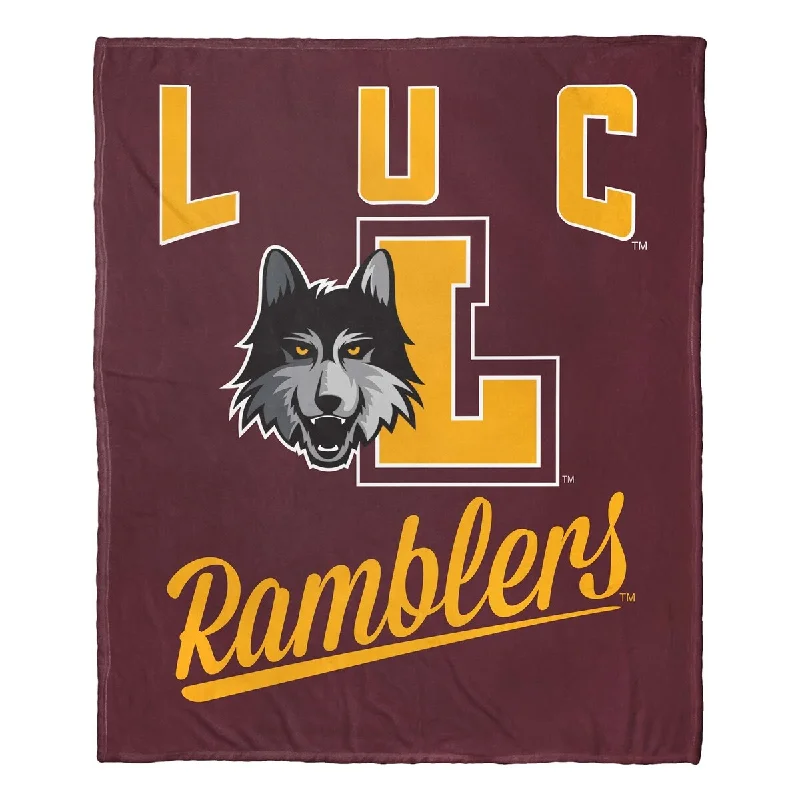 Fleece blankets for a cozy and plush textureFleece blankets for a cozy and plush textureNCAA Loyola Chicago Alumni Silk Touch Throw