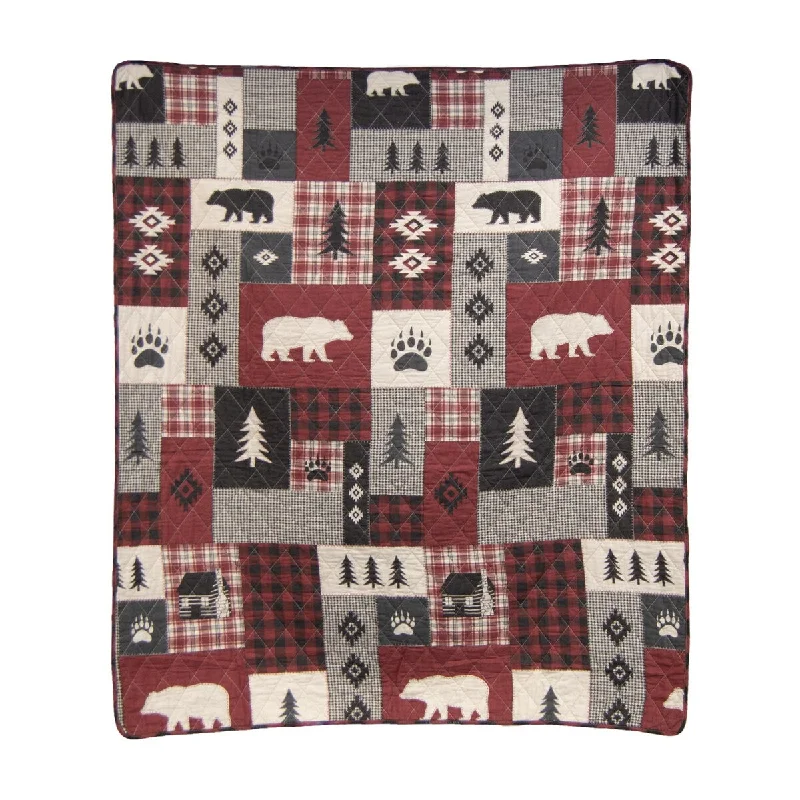 Silk blankets with a smooth and elegant touchSilk blankets with a smooth and elegant touchDonna Sharp Bear Peak Cotton Throw Blanket