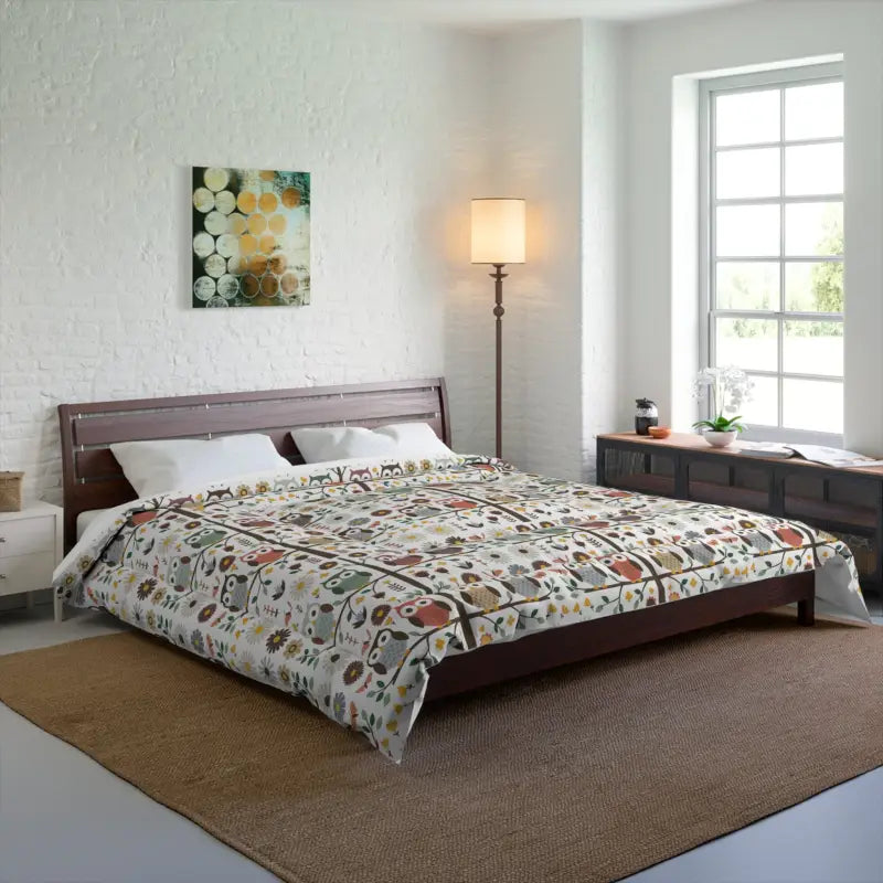 Synthetic fiber blend blankets for a budget - friendly choiceSynthetic fiber blend blankets for a budget - friendly choiceSnuggle in Style: Cozy Owls Tree Comforter
