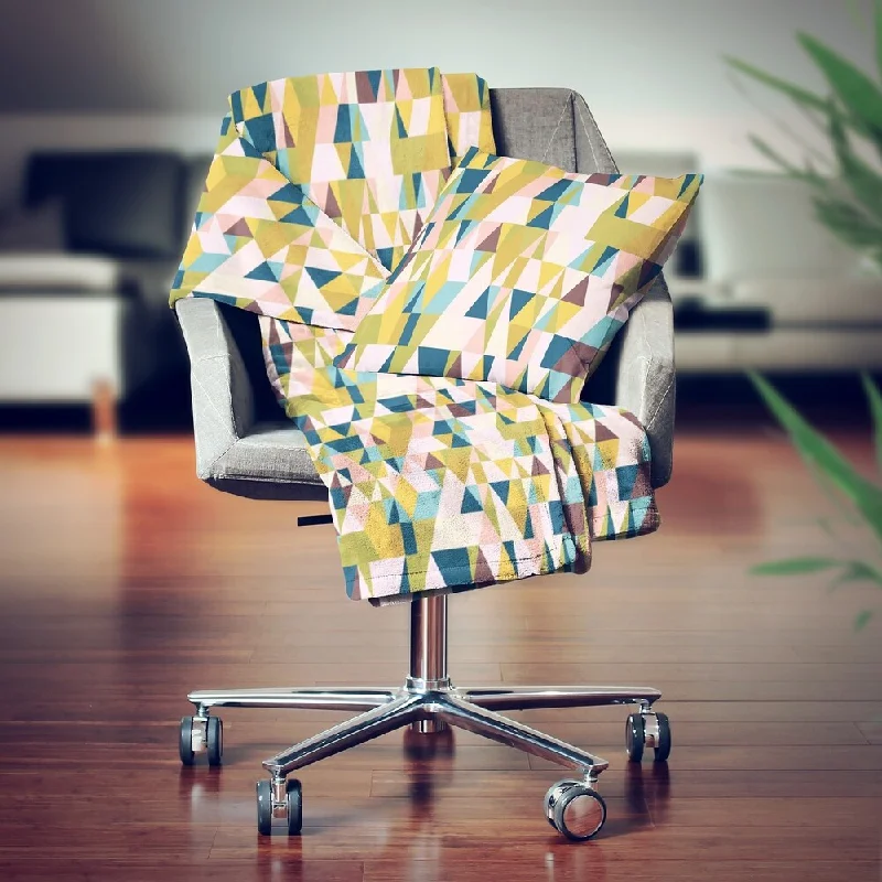 Recycled polyester blankets for an eco - conscious optionRecycled polyester blankets for an eco - conscious optionDesignart' Triangular Retro Design I' Modern Throw Blanket - 71x59 Recycled polyester blankets for an eco - conscious optionRecycled polyester blankets for an eco - conscious optionDesignart' Triangular Retro Design I' Modern Throw Blanket - 71x59