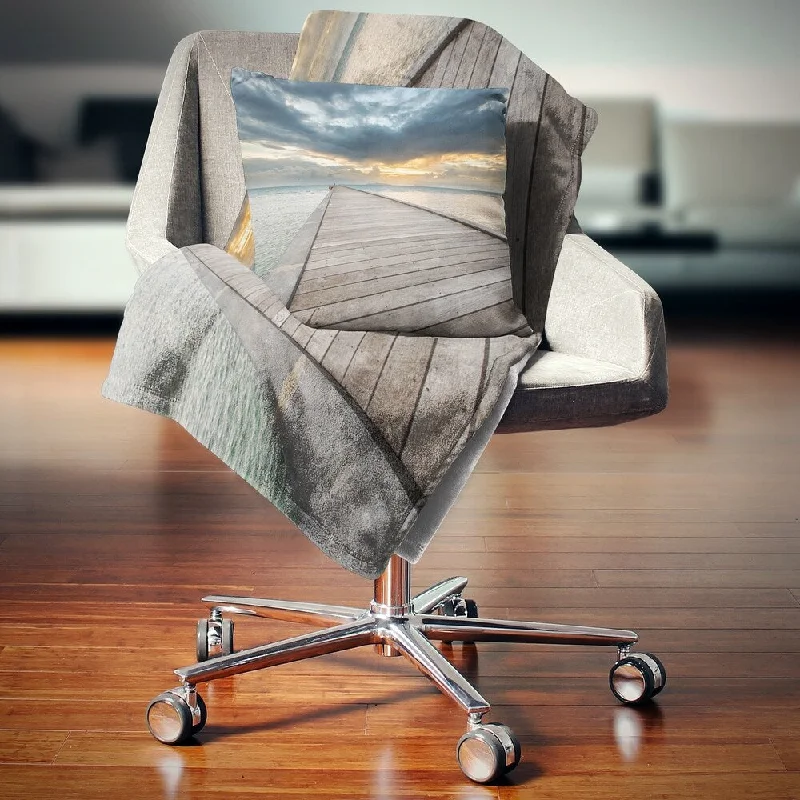 Synthetic fiber blend blankets for a budget - friendly choiceSynthetic fiber blend blankets for a budget - friendly choiceDesignart 'Beach Sunset in Koh Samui Thailand' Sea Bridge Throw Blanket