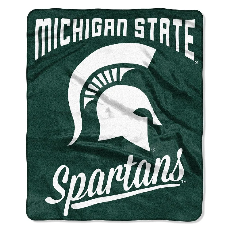 Chenille blankets with a thick and fuzzy textureChenille blankets with a thick and fuzzy textureCOL 0705 Michigan State Alumni Raschel