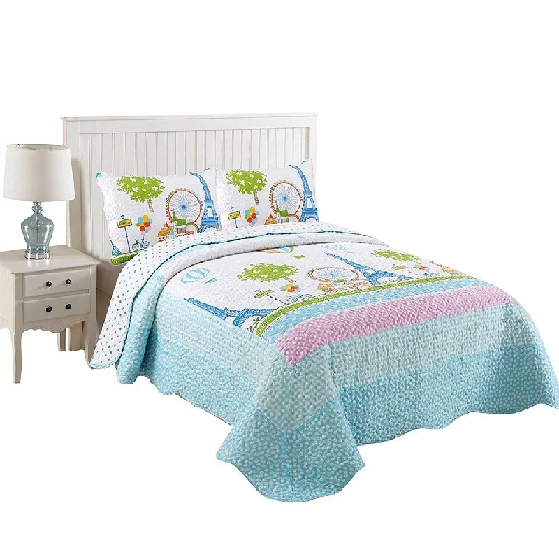 Linen blankets with a rustic and textured lookLinen blankets with a rustic and textured look2pcs Kids Quilt Bedspread Comforter Set Throw Blanket Boys Girls Full