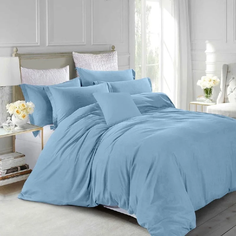 Linen blankets with a rustic and textured lookLinen blankets with a rustic and textured look3pc Full Size Duvet Cover With Pillow Shams Bedding Set Light Blue Linen blankets with a rustic and textured lookLinen blankets with a rustic and textured look3pc Full Size Duvet Cover With Pillow Shams Bedding Set Light Blue