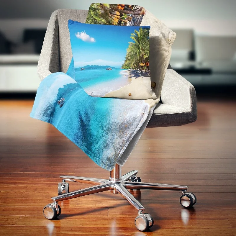 Alpaca wool blankets for a hypoallergenic and warm optionAlpaca wool blankets for a hypoallergenic and warm optionDesignart 'Tropical Beach Thailand' Photography Throw Blanket