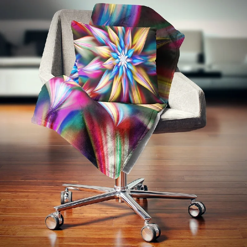 Cotton blankets for breathability and a lightweight feelCotton blankets for breathability and a lightweight feelDesignart 'Exotic Multi Color Flower Petals' Floral Throw Blanket