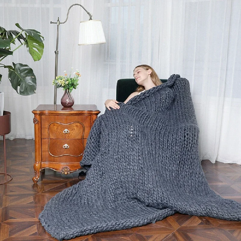 Synthetic fiber blend blankets for a budget - friendly choiceSynthetic fiber blend blankets for a budget - friendly choiceChunky Knitted Thick Winter Warm Handmade Yarn Bulky King Dark Gray Synthetic fiber blend blankets for a budget - friendly choiceSynthetic fiber blend blankets for a budget - friendly choiceChunky Knitted Thick Winter Warm Handmade Yarn Bulky King Dark Gray