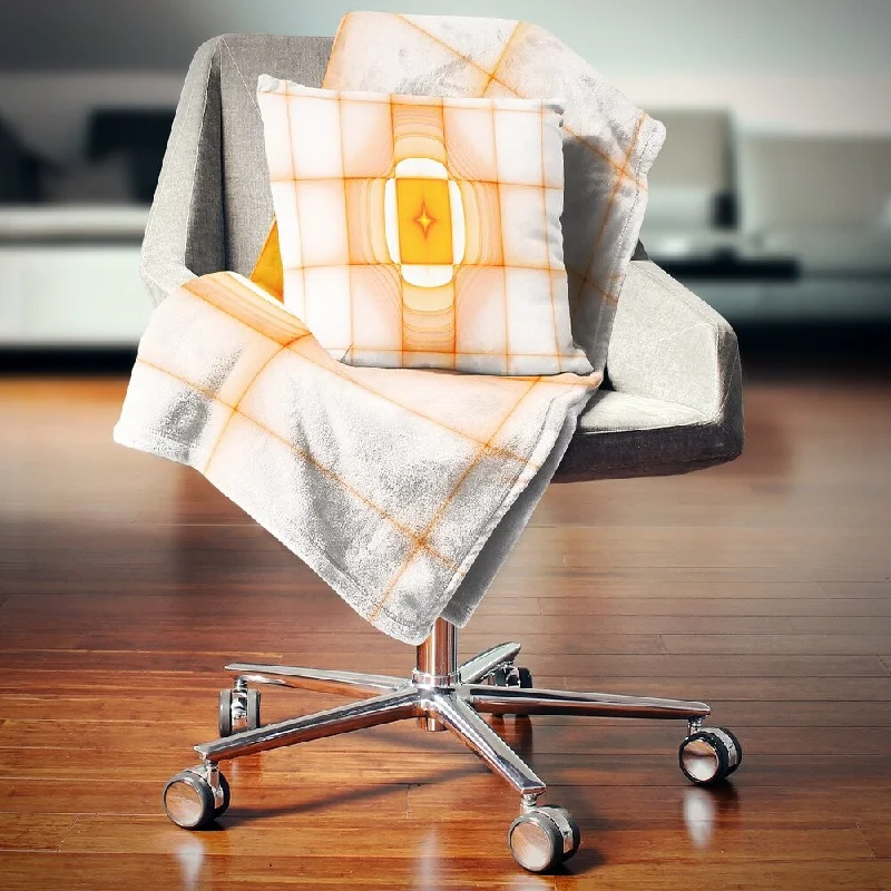 Wool blankets with natural warmth and insulationWool blankets with natural warmth and insulationDesignart 'Yellow Thermal Infrared Visor' Abstract Throw Blanket
