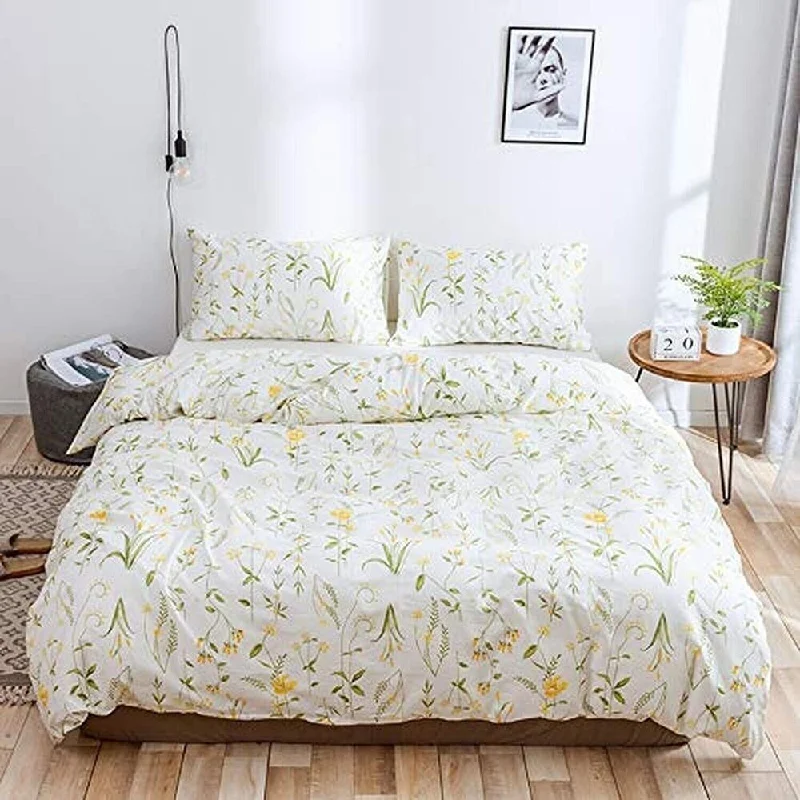 Recycled polyester blankets for an eco - conscious optionRecycled polyester blankets for an eco - conscious option3pc Queen Botanical Floral Duvet Cover Set White Recycled polyester blankets for an eco - conscious optionRecycled polyester blankets for an eco - conscious option3pc Queen Botanical Floral Duvet Cover Set White