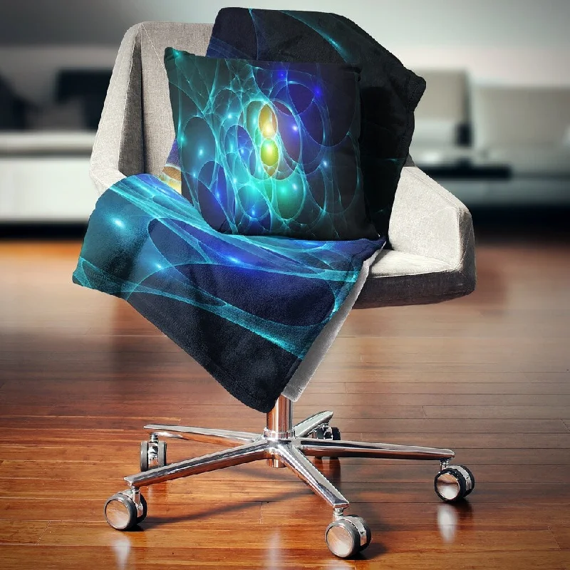 Alpaca wool blankets for a hypoallergenic and warm optionAlpaca wool blankets for a hypoallergenic and warm optionDesignart 'Blue Glowing Bubbles Time' Abstract Throw Blanket