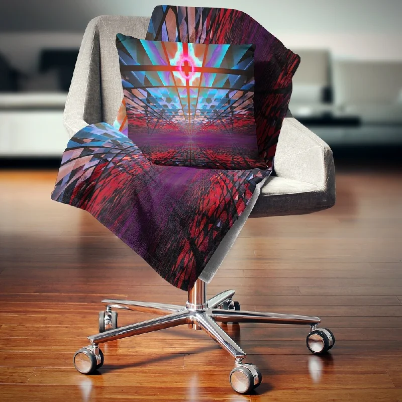 Microfiber blankets that are durable and easy to care forMicrofiber blankets that are durable and easy to care forDesignart 'Blue Cosmic Horizons Apocalypse' Abstract Throw Blanket