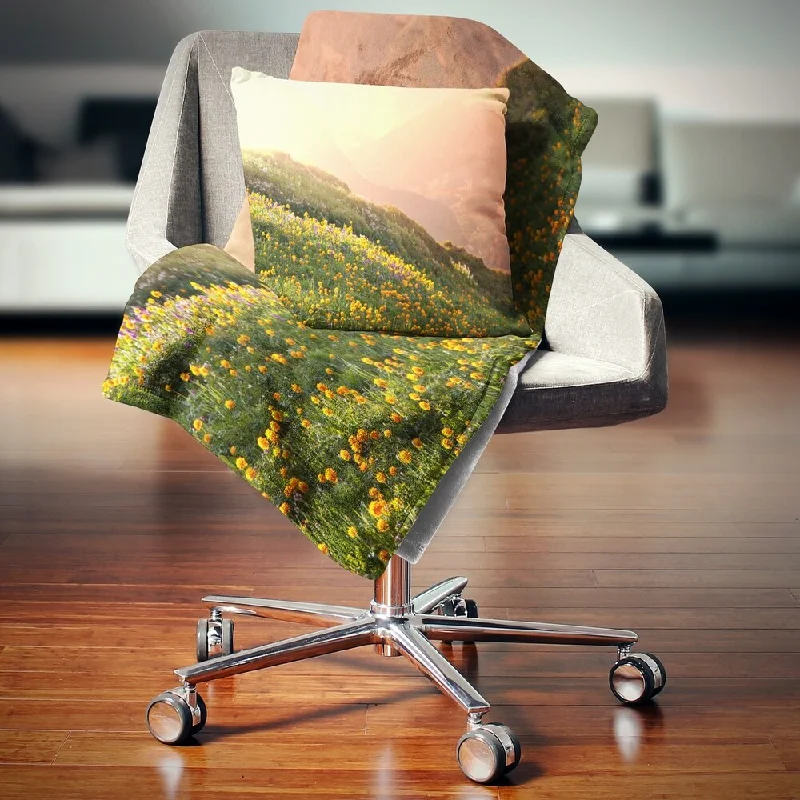 Synthetic fiber blend blankets for a budget - friendly choiceSynthetic fiber blend blankets for a budget - friendly choiceDesignart 'Flowering Mountain Meadow View' Landscape Fleece Throw Blanket Synthetic fiber blend blankets for a budget - friendly choiceSynthetic fiber blend blankets for a budget - friendly choiceDesignart 'Flowering Mountain Meadow View' Landscape Fleece Throw Blanket