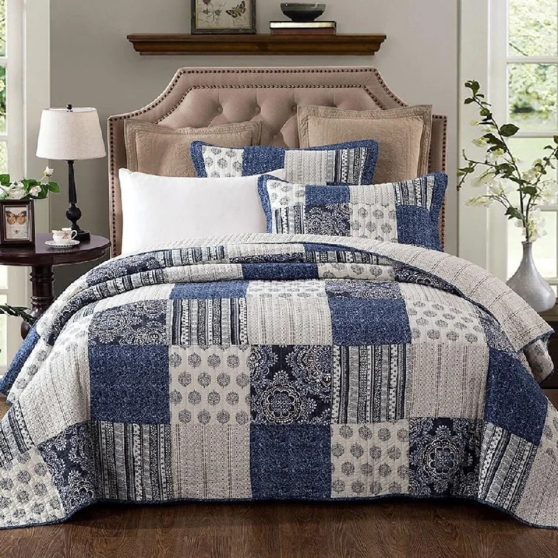 Cashmere blankets for ultimate softness and luxuryCashmere blankets for ultimate softness and luxuryTwin Bohemian Denim Farmhouse Patchwork Floral Bedspread Set Blue