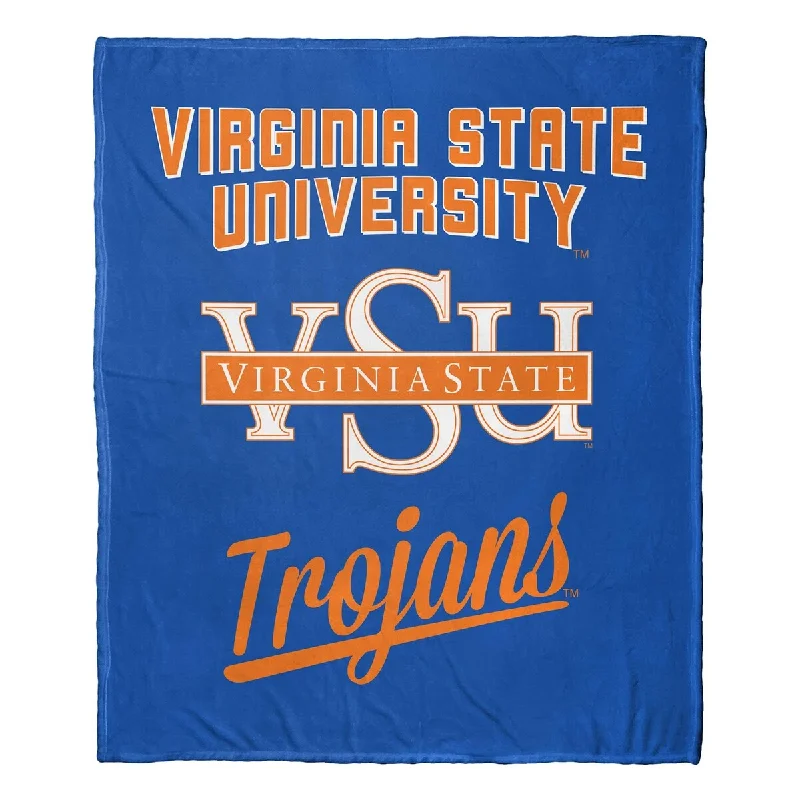 Mohair blankets with a unique sheen and softnessMohair blankets with a unique sheen and softnessNCAA Virginia State Trojans Alumni Silk Touch Throw
