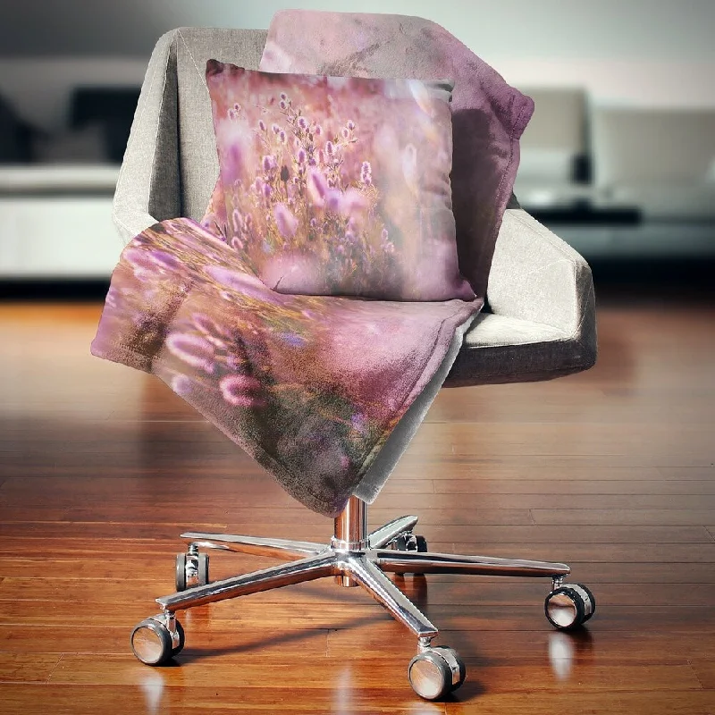 Rayon from bamboo blankets for a silky and breathable feelRayon from bamboo blankets for a silky and breathable feelDesignart 'Beautiful Summer Little Flowers' Floral Throw Blanket