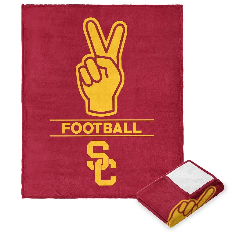 Recycled polyester blankets for an eco - conscious optionRecycled polyester blankets for an eco - conscious optionNCAA USC Number 1 Fan Silk Touch Throw Blanket