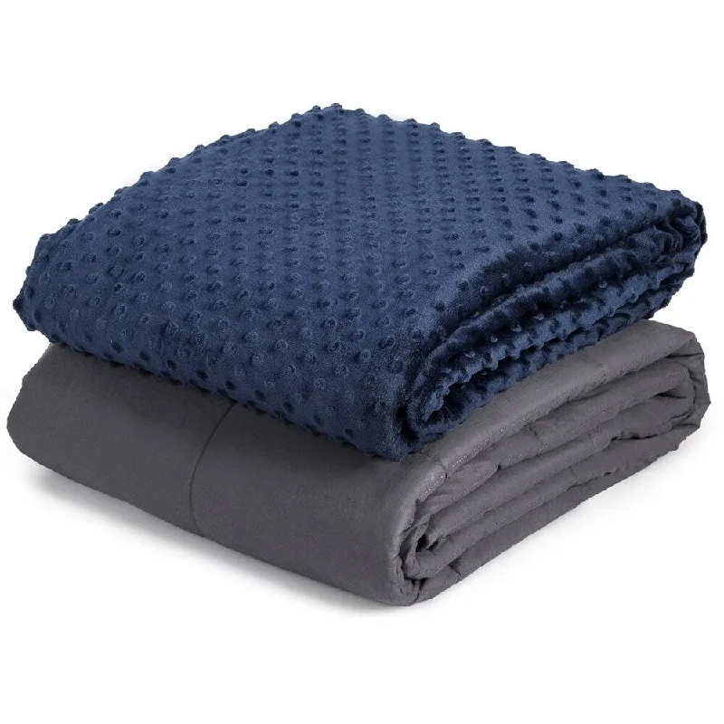 Synthetic fiber blend blankets for a budget - friendly choiceSynthetic fiber blend blankets for a budget - friendly choice60" x 80"Home Weighted Blanket Removable Grey