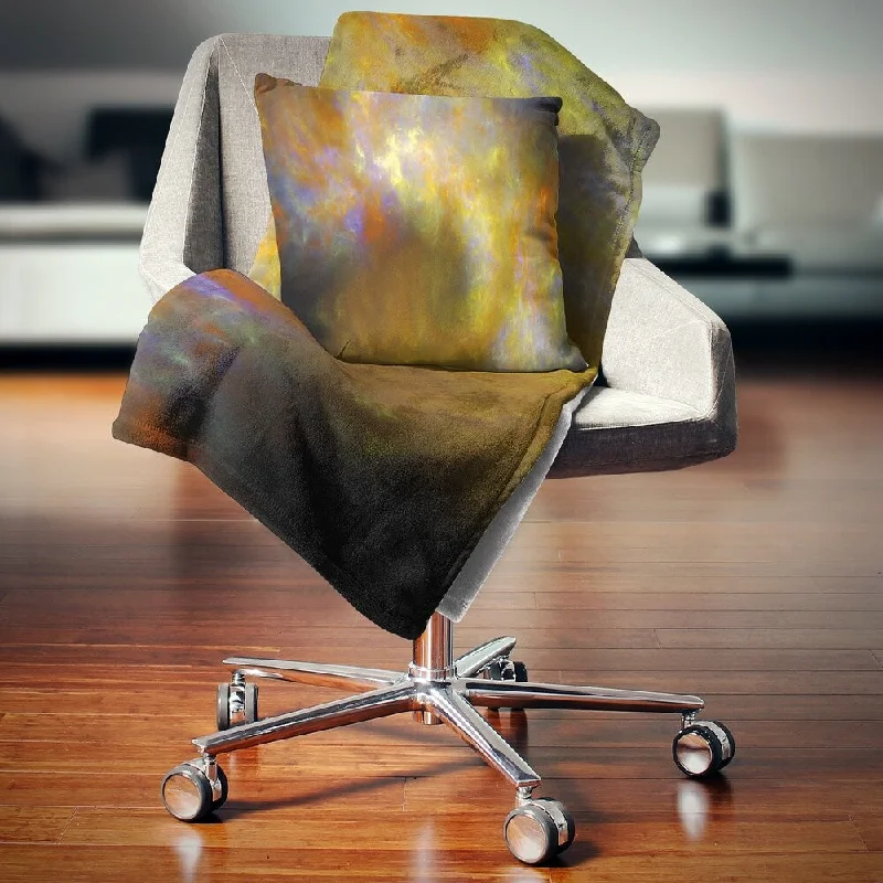 Cotton blankets for breathability and a lightweight feelCotton blankets for breathability and a lightweight feelDesignart 'Blur Yellow Sky with Stars' Abstract Throw Blanket Cotton blankets for breathability and a lightweight feelCotton blankets for breathability and a lightweight feelDesignart 'Blur Yellow Sky with Stars' Abstract Throw Blanket