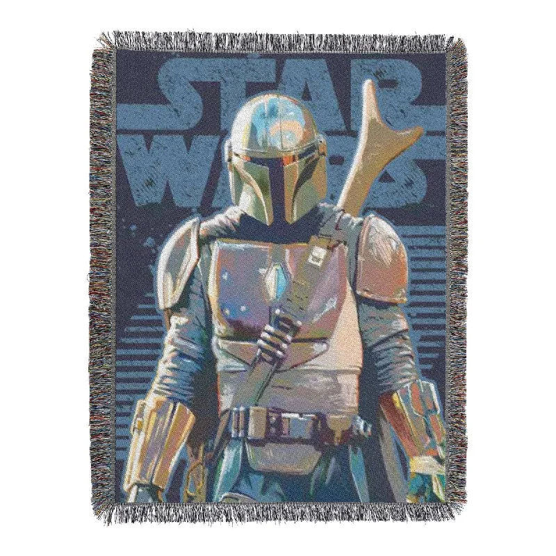 Linen blankets with a rustic and textured lookLinen blankets with a rustic and textured lookMandalorian Retribution Woven Tapestry Throw