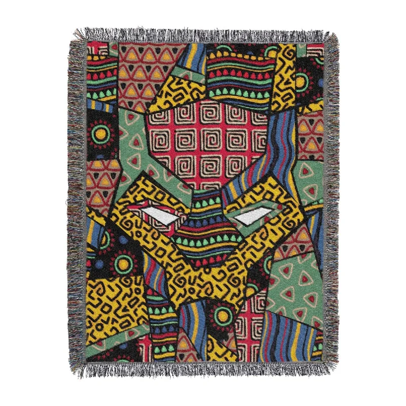 Recycled polyester blankets for an eco - conscious optionRecycled polyester blankets for an eco - conscious optionBlack Panther Panther Patch Metallic Tapestry Throw