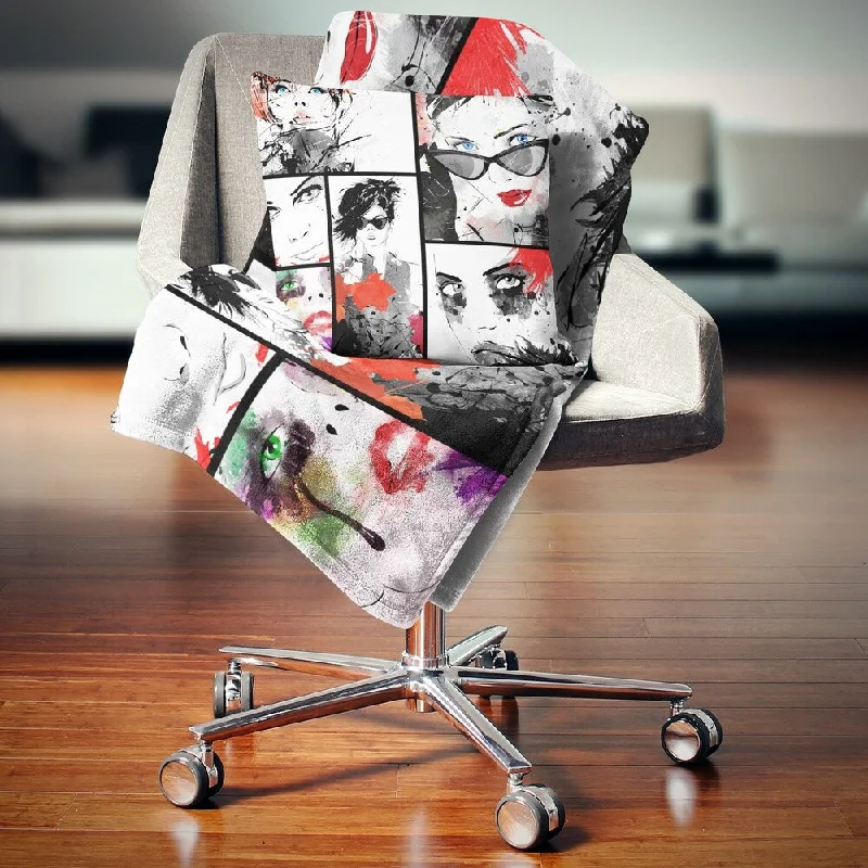 Alpaca wool blankets for a hypoallergenic and warm optionAlpaca wool blankets for a hypoallergenic and warm optionDesignart 'Beautiful Faces Collage' Abstract Portrait Throw Blanket