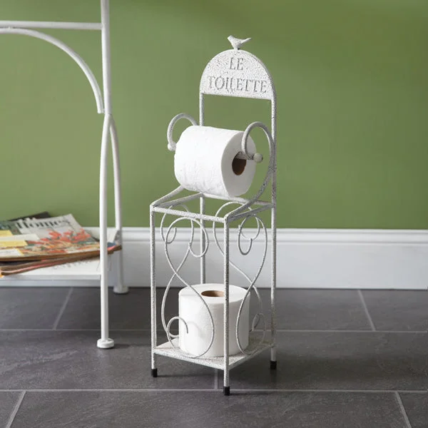 California king bed skirts for a larger bedLe Toilette Bath Tissue Stand