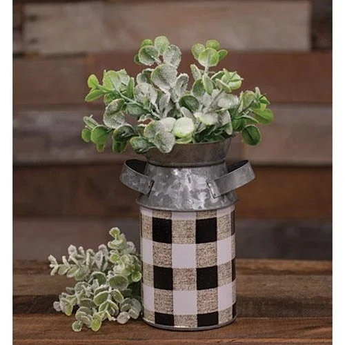 Bed skirts with a modern art - inspired printSnow Flocked Eucalyptus Bush 10.5"