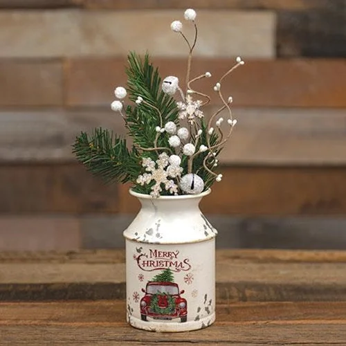 Bed skirts with a country - style patternSparkle Berries & Snowflake Pick