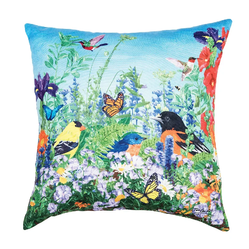 Lumbar Support Pillows for Car SeatsBird Garden Paradise Pillow