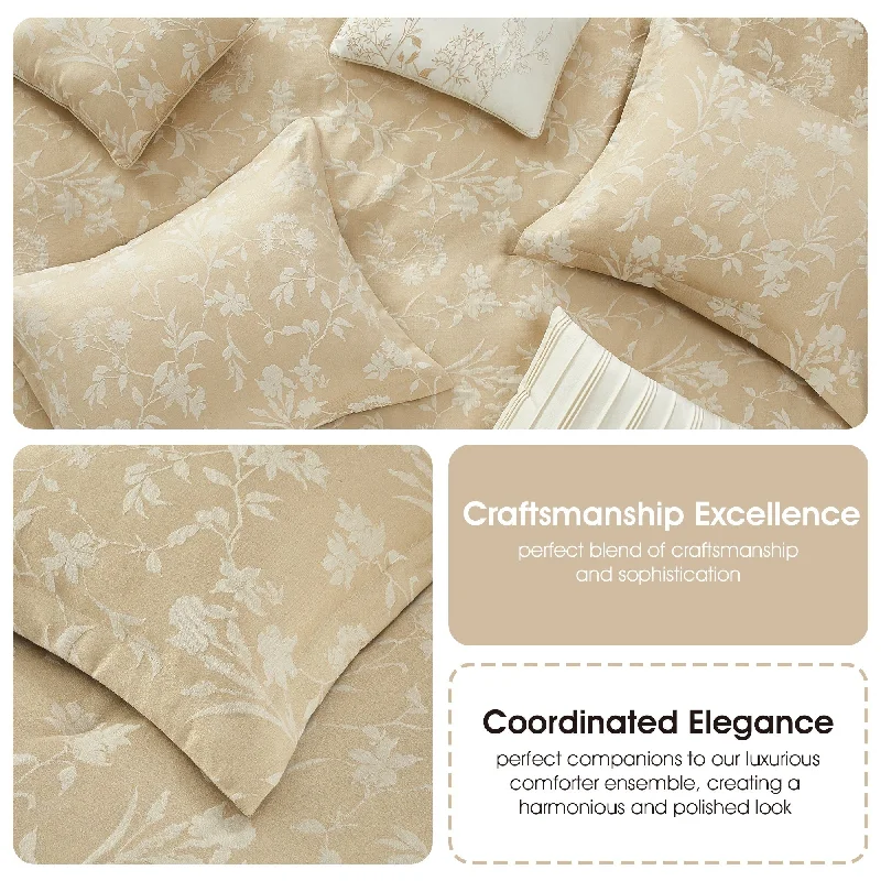 Bamboo - fiber - filled comforters with antibacterial and breathable qualitiesNanshing Keoni 7 Piece Floral Comforter Set