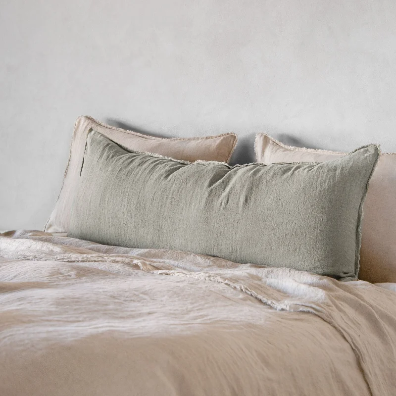 Pregnancy Pillows for Expectant MothersFlocca Linen Body Pillow - Argent
