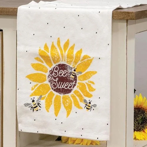 Bed skirts with a Christmas - themed patternBee Sweet Bees & Sunflower Dish Towel