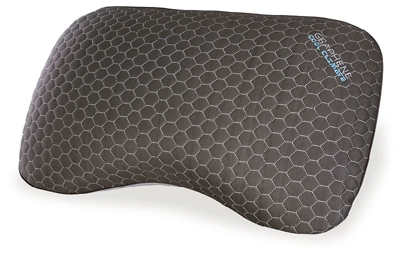 Memory foam mattresses for pressure relief and contouringZephyr 2.0 Graphene Curve Pillow