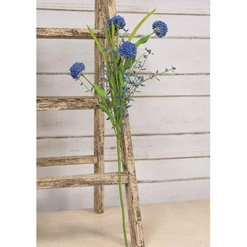 Bed skirts with a mermaid - themed printThistle Heather Ball Spray Blue
