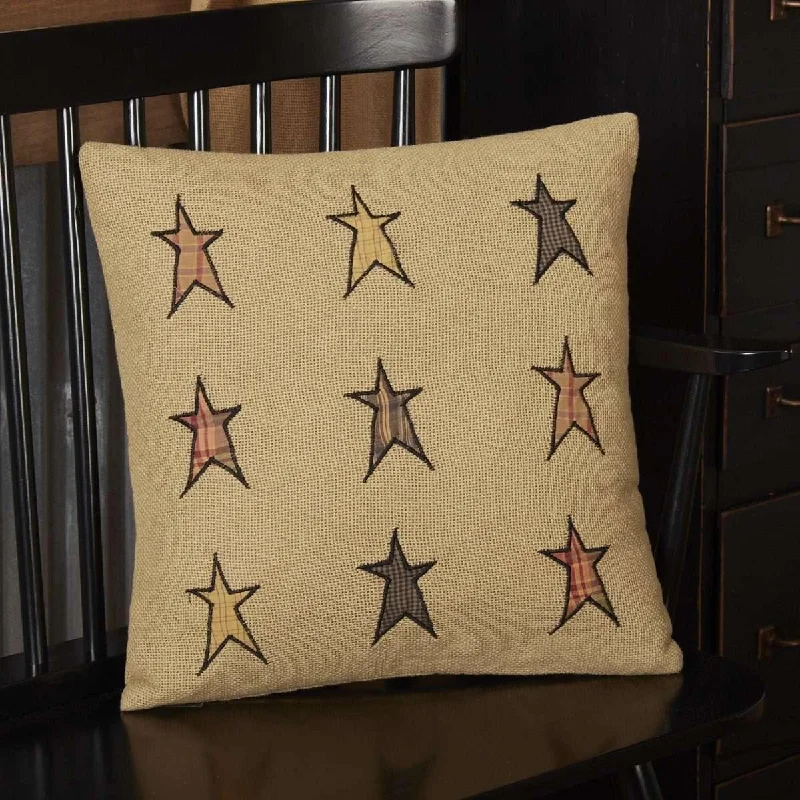 Pregnancy Pillows for Expectant MothersStratton Applique Star Pillow 16x16 VHC Brands