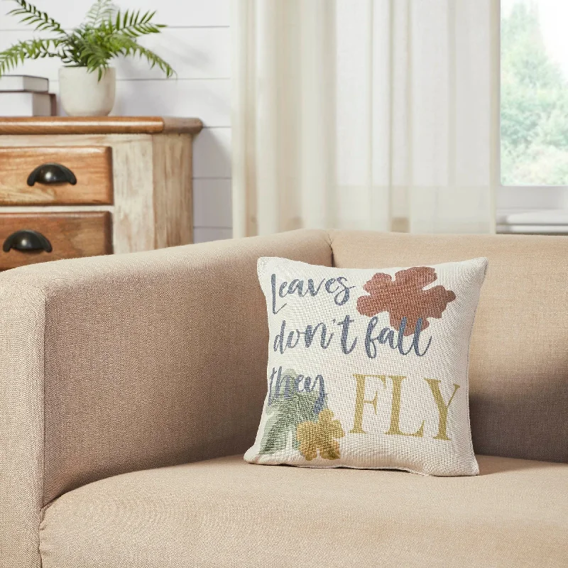 Back Support Pillows for Office ChairsBountifall Leaves Fly Pillow