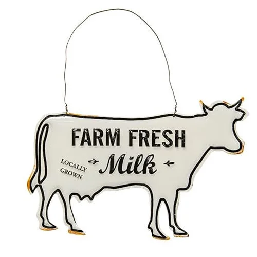 Bed skirts with a herringbone pattern for a sophisticated lookFarm Fresh Milk Ornament