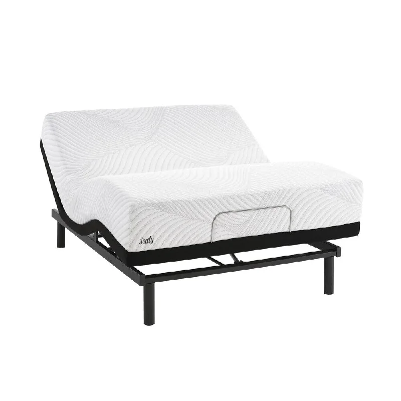 Organic cotton mattresses for a chemical - free sleep surfaceSealy Conform Essentials 11.5-inch Plush Split California King-size Gel Memory Foam Ease Adjustable Mattress Set Organic cotton mattresses for a chemical - free sleep surfaceSealy Conform Essentials 11.5-inch Plush Split California King-size Gel Memory Foam Ease Adjustable Mattress Set