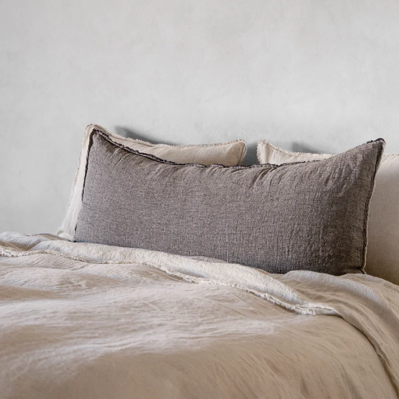 Feather Pillows for a Luxurious SleepFlocca Linen Body Pillow - Nox