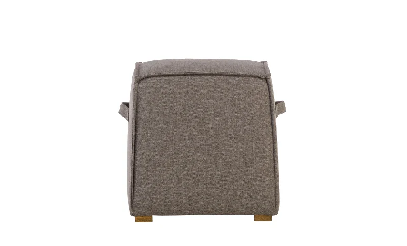 Polyester - foam mattresses for budget - friendly optionsBon Bon Small Grey Pouf
