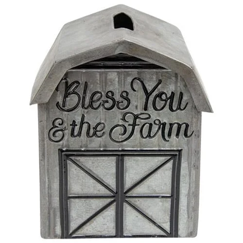 Bed skirts with a scalloped hem for a charming detailBless You and The Farm Tissue Box