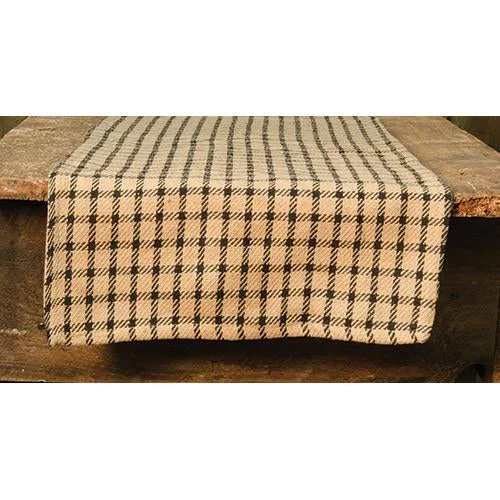 Bed skirts with a plaid pattern for a traditional styleFarmhouse Check Short Runner