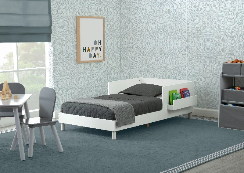 Natural latex and organic cotton blend mattressesSleep N Store Toddler Bed with Interchangeable Shelf